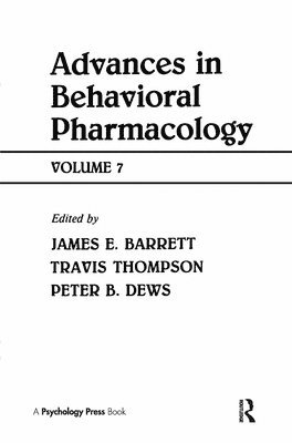 Advances in Behavioral Pharmacology 1