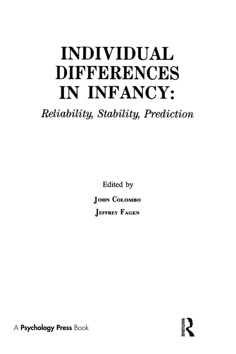 individual Differences in infancy