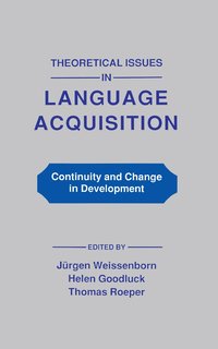 bokomslag Theoretical Issues in Language Acquisition