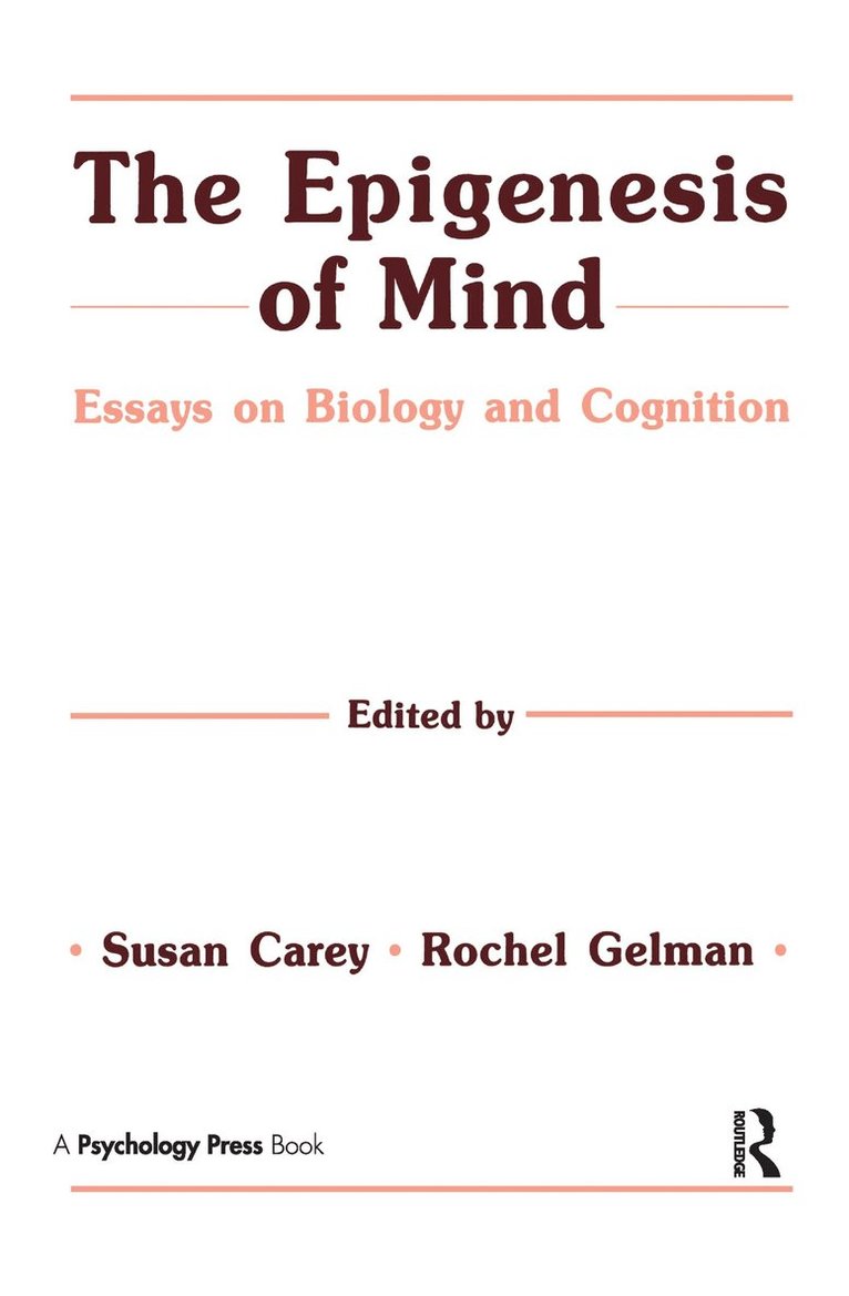 Epigenesis of Mind