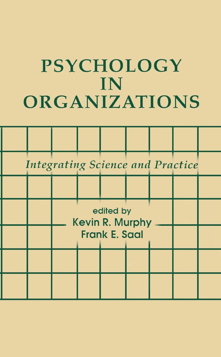 Psychology in Organizations 1