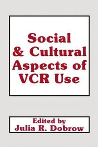 bokomslag Social and Cultural Aspects of Vcr Use