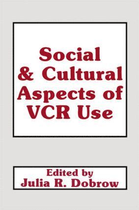 bokomslag Social and Cultural Aspects of Vcr Use