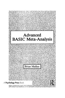Advanced Basic Meta-analysis