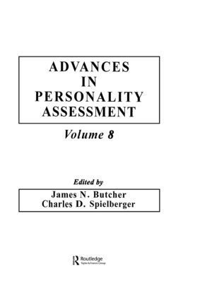 bokomslag Advances in Personality Assessment