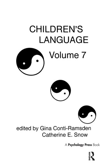 Gina Conti-Ramsden, Catherine E. Snow - Children's Language, Inbunden