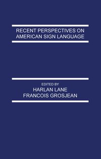 bokomslag Recent Perspectives on American Sign Language