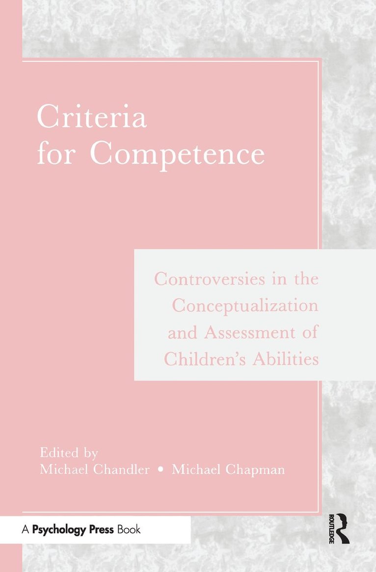 Criteria for Competence 1