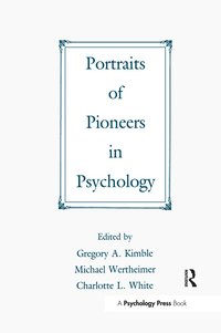 bokomslag Portraits of Pioneers in Psychology