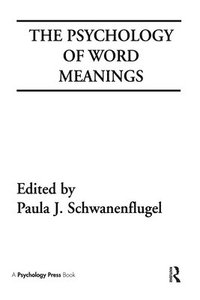 bokomslag The Psychology of Word Meanings