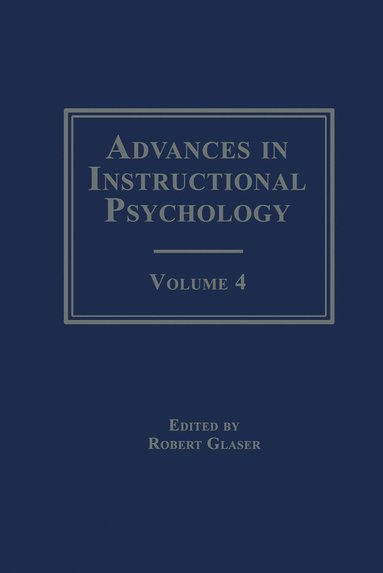 bokomslag Advances in instructional Psychology