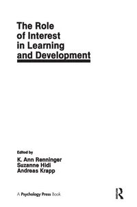 bokomslag The Role of interest in Learning and Development