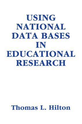 Using National Data Bases in Educational Research