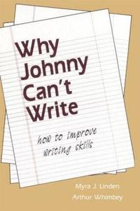 bokomslag Why Johnny Can't Write
