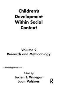 bokomslag Children's Development Within Social Context