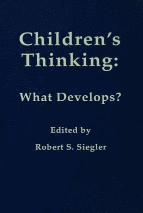 bokomslag Children's Thinking