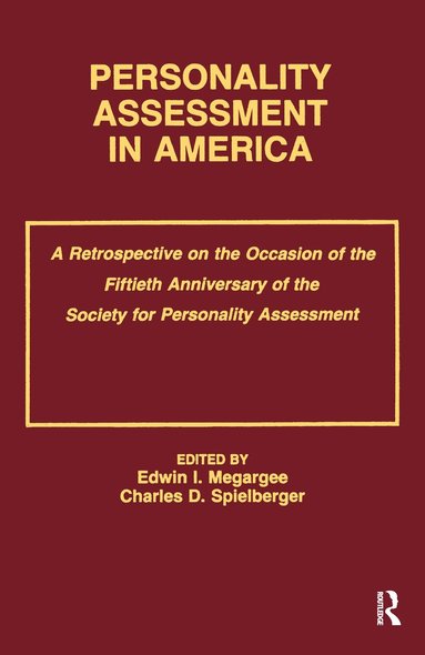 bokomslag Personality Assessment in America