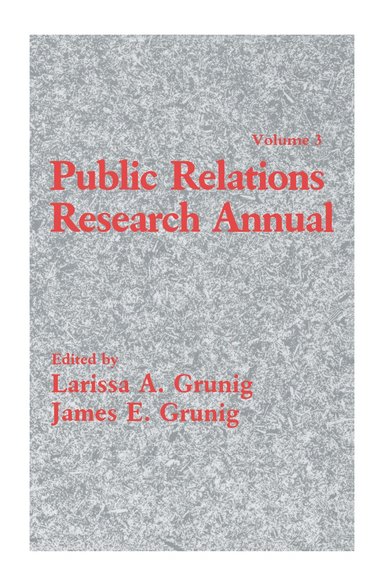 bokomslag Public Relations Research Annual