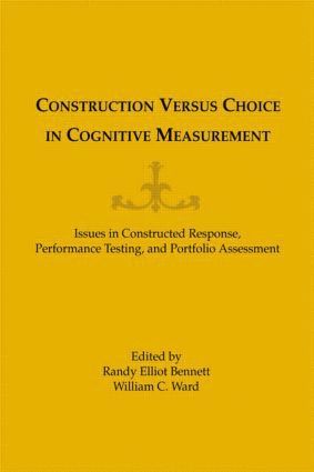 bokomslag Construction Versus Choice in Cognitive Measurement