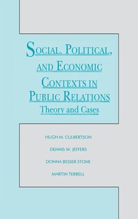 bokomslag Social, Political, and Economic Contexts in Public Relations