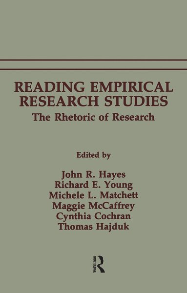 bokomslag Reading Empirical Research Studies