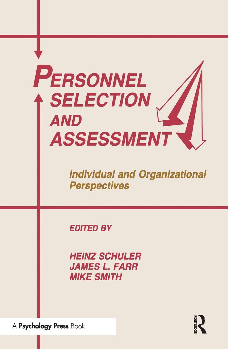 Heinz Schuler, James L. Farr, Mike Smith - Personnel Selection and Assessment, Inbunden