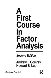 bokomslag A First Course in Factor Analysis