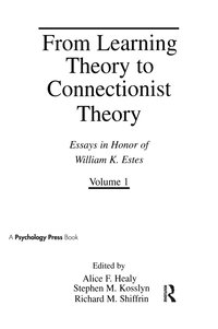 bokomslag From Learning Theory to Connectionist Theory