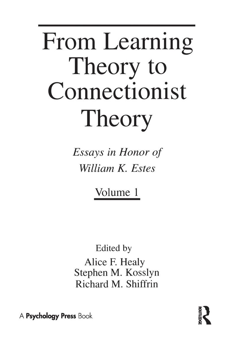 From Learning Theory to Connectionist Theory