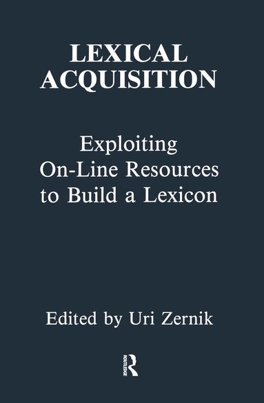 bokomslag Lexical Acquisition