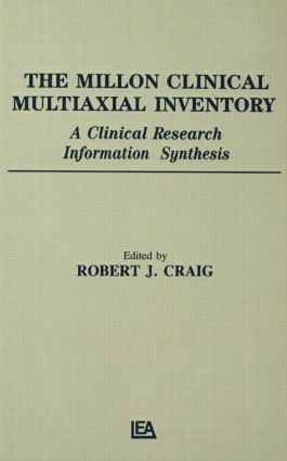 Robert J. Craig - Millon Clinical Multiaxial Inventory, Inbunden