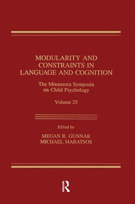 bokomslag Modularity and Constraints in Language and Cognition