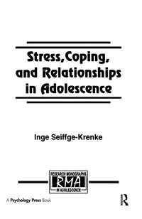 bokomslag Stress, Coping, and Relationships in Adolescence