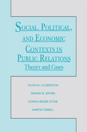 bokomslag Social, Political, and Economic Contexts in Public Relations