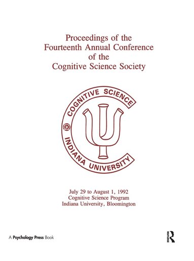 bokomslag Proceedings of the Fourteenth Annual Conference of the Cognitive Science Society