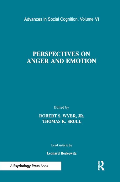 bokomslag Perspectives on Anger and Emotion