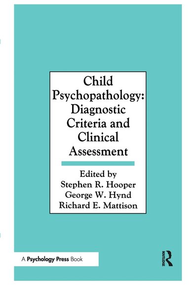 bokomslag Child Psychopathology