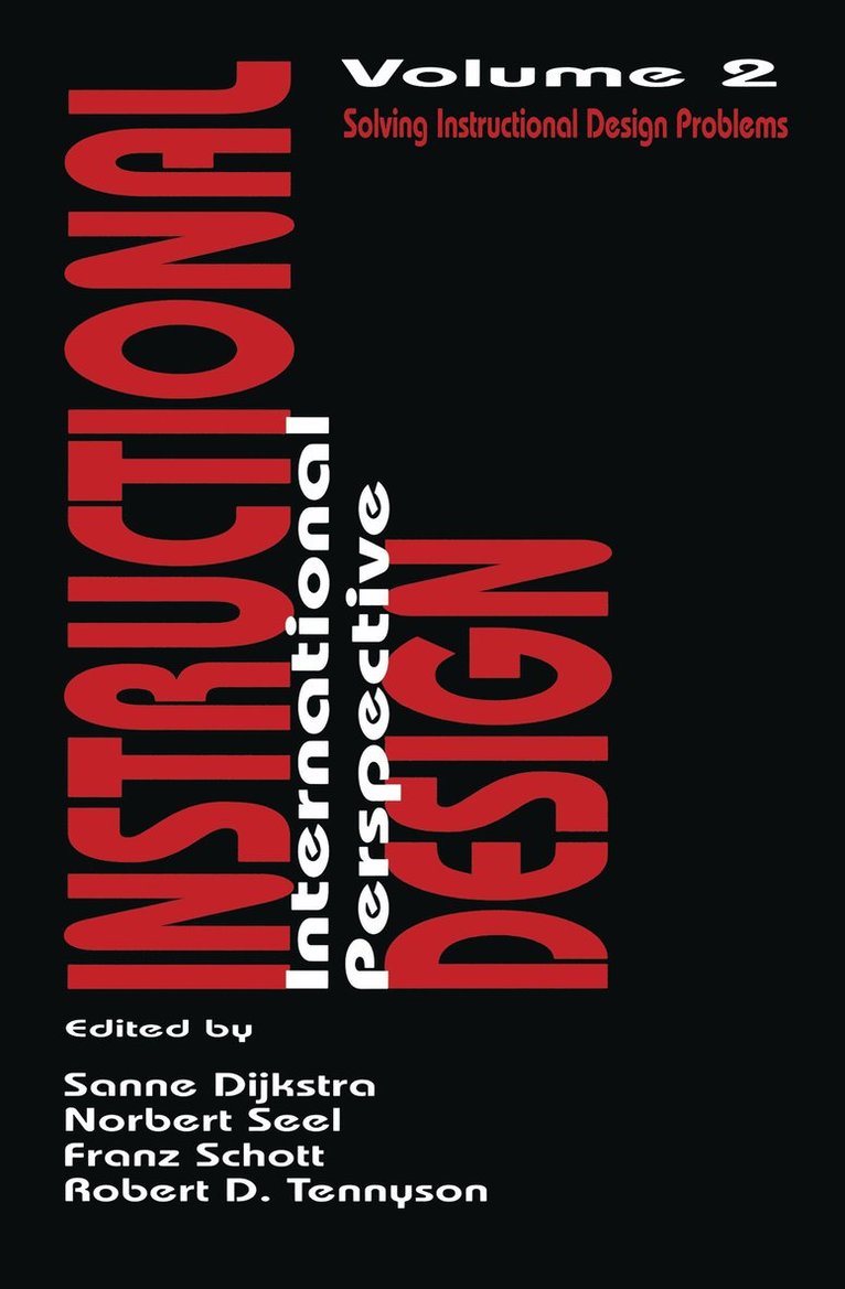 Sanne Dijkstra, Franz Schott, Norbert Seel, Robert D. Tennyson, Norbert M. Seel - Instructional Design: International Perspectives II, Häftad
