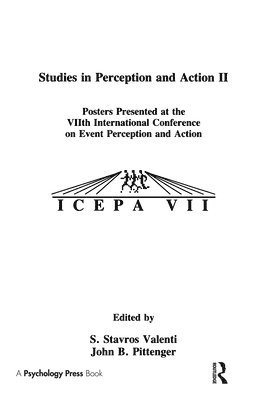 S. Stavros Valenti, John B. Pittenger, William M. Mace - Studies in Perception and Action II, Häftad