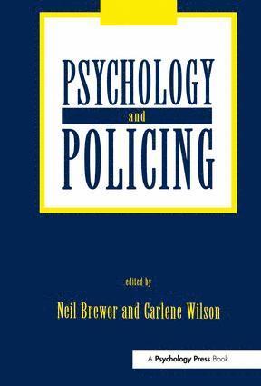 bokomslag Psychology and Policing