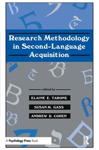 bokomslag Research Methodology in Second-Language Acquisition