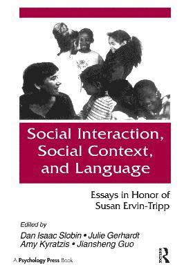 bokomslag Social interaction, Social Context, and Language