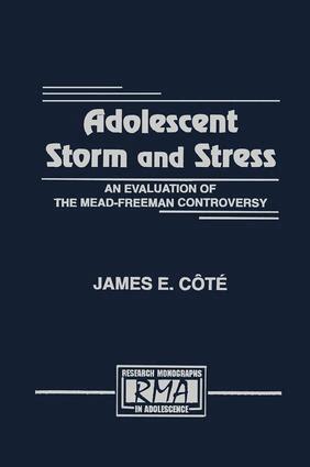James E. Cote - Adolescent Storm and Stress, Inbunden
