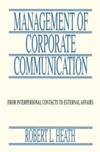 bokomslag Management of Corporate Communication