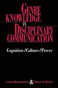 bokomslag Genre Knowledge in Disciplinary Communication