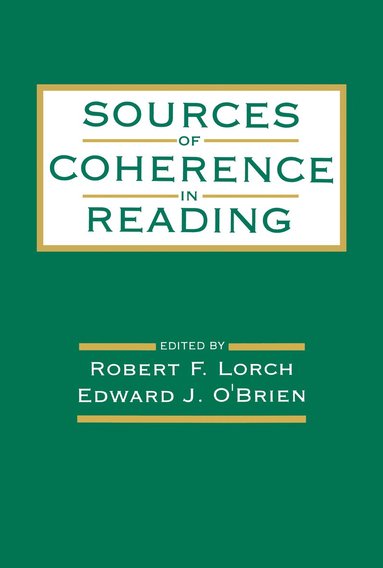 bokomslag Sources of Coherence in Reading