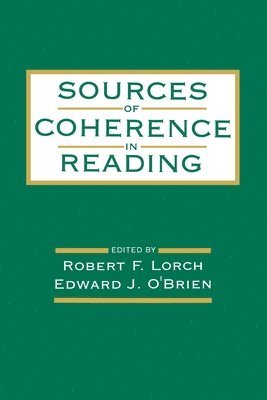 Sources of Coherence in Reading 1
