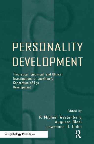 P. Michiel Westenberg, Augusto Blasi, Lawrence D. Cohn - Personality Development, Inbunden