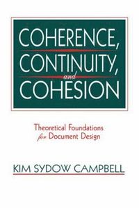 bokomslag Coherence, Continuity, and Cohesion