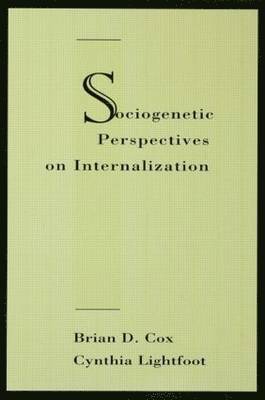 bokomslag Sociogenetic Perspectives on Internalization